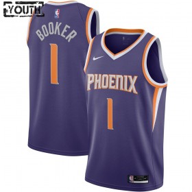 Dres Phoenix Suns Devin Booker 1 2020-21 Nike Icon Edition Swingman - Dječji